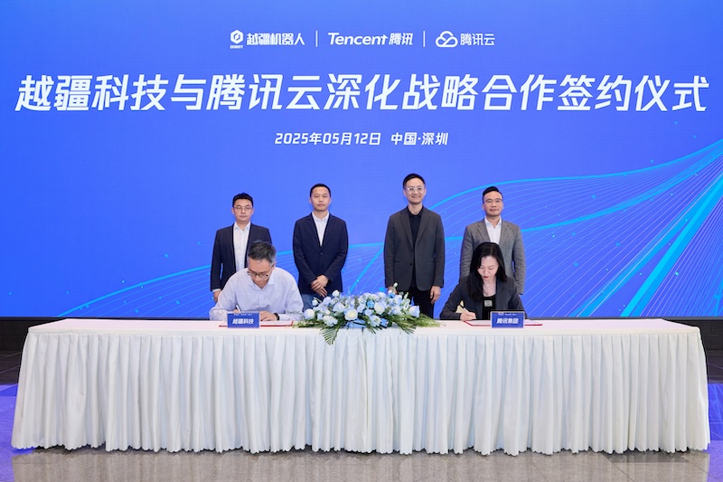 智能協作機器人,越疆協作機器人,智能協作機器人,協作機器人應用,越疆機器人,具身智能,人形機器人,Atom,焊接機器人,越疆焊接機器人-越疆+騰訊！雙方聯手開啟深化戰略合作，加速人形機器人與具身智能技術創新及多場景應用落地